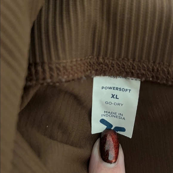 Brown Ribbed Pants - Picture 4 of 4